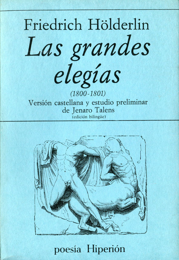 Las grandes elegías, de Hölderlin | portada del libro