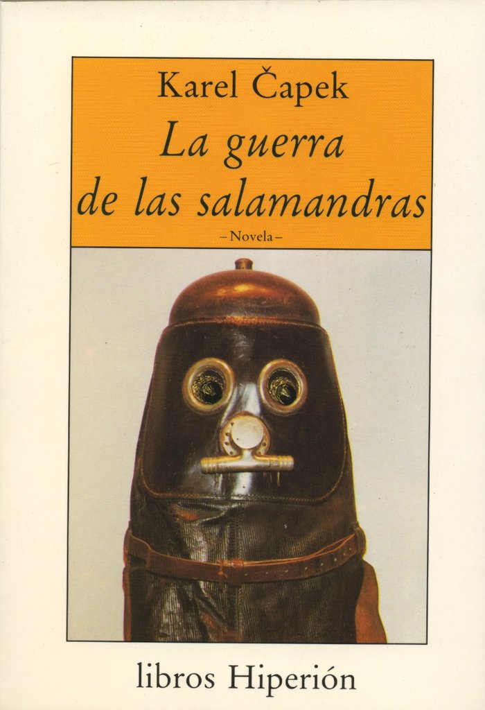La guerra de las salamandras, de Capek, Karel | portada del libro