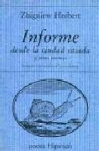 Informe desde la ciudad sitiada y otros poemas, de Herbert | portada del libro