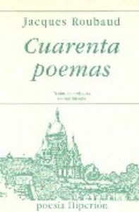 Cuarenta poemas, de Roubaud | portada del libro