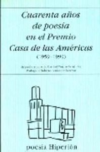 Cuarenta años de poesía en el premio Casa de las Américas (1959-1999), de VV.AA. | portada del libro