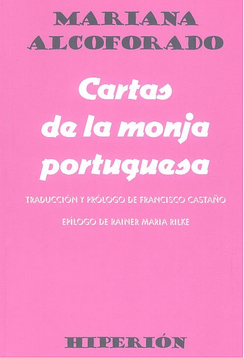 CARTAS DE LA MONJA PORTUGUESA, de Alcoforado | portada del libro