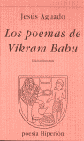 Los poemas de Vikram Babu, de Aguado Fernández | portada del libro