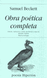 Obra poética completa, de Beckett | portada del libro