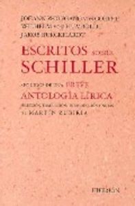 Escritos sobre Schiller seguidos de una breve antología lírica, de Goethe | portada del libro