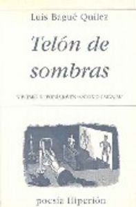 Telón de sombras, de Bagué Quílez | portada del libro