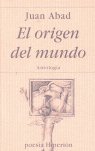 El origen del mundo, de Abad | portada del libro