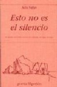 ESTO NO ES EL SILENCIO, de SALAS | portada del libro
