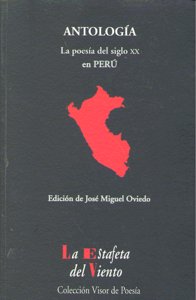 La Poesía del siglo XX en Perú, de Oviedo | portada del libro
