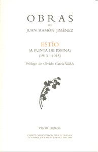 O.C. Juan Ramón Jiménez Estio, de JIMENEZ | portada del libro