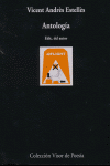 Antología, de Andrés Estellés, Vicent | portada del libro