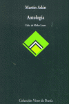 Antología, de Adán, Martín | portada del libro