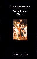 Asuntos de delirio, de Villena, Luis Antonio de | portada del libro
