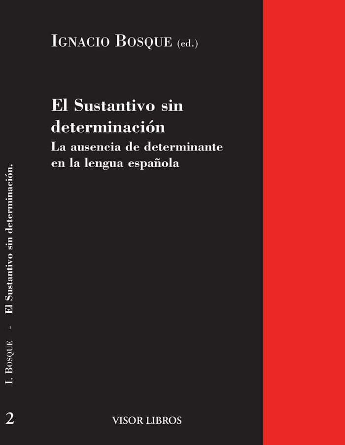 El sustantivo sin determinación, de Bosque | portada del libro