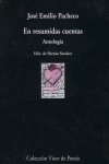 En resumidas cuentas, de Pacheco, José Emilio | portada del libro