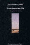 Juegos de construcción, de Lorenzo Candel | portada del libro