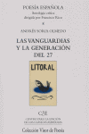 VANGUARDIAS Y LA GENERACION DEL 27, de RICO | portada del libro