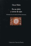 EN UN ABRIR Y CERRAR DE OJOS, de Hahn | portada del libro
