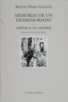 Memorias de un desmemoriado, de PEREZ GALDOS | portada del libro