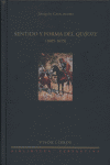 Sentido y forma de Quijote (1605-1615), de Casalduero, Joaquín | portada del libro