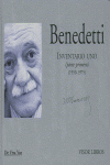 Inventario uno, de BENEDETTI, MARIO | portada del libro
