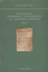 Diccionario biográfico y bibliográfico de Calígrafos españoles, de COTARELO Y MORI | portada del libro