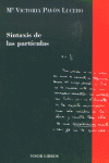 Sintaxis de las partículas, de Pavón Lucero, Mª Victoria | portada del libro