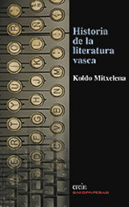 Historia de la literatura vasca, de Koldo Mitxelena | portada del libro
