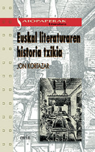 Euskal literaturaren historia txikia, de Jon Kortazar | portada del libro