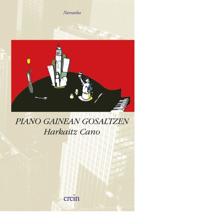Piano gainean gosaltzen, de Harkaitz Cano | portada del libro