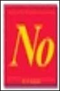 NO, de MICHAELI | portada del libro