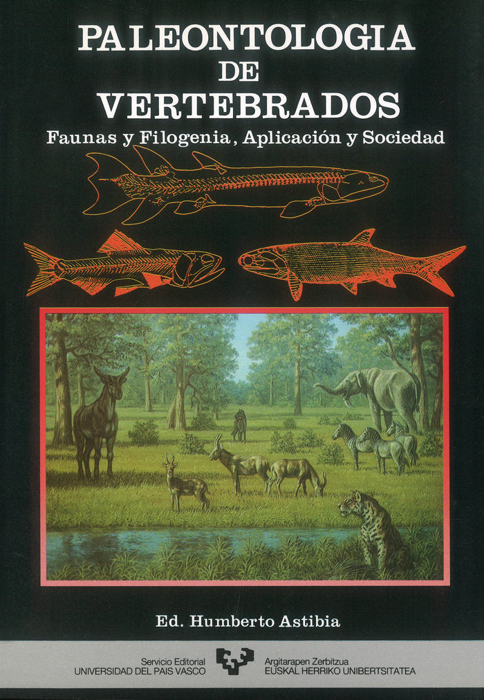Paleontología de vertebrados, de ASTIBIA | portada del libro