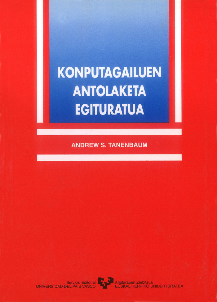 Konputagailuen antolaketa egituratua, de Tanenbaum, Andrew S. | portada del libro