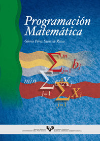 Programación matemática, de Pérez Sainz de Rozas, Gloria | portada del libro