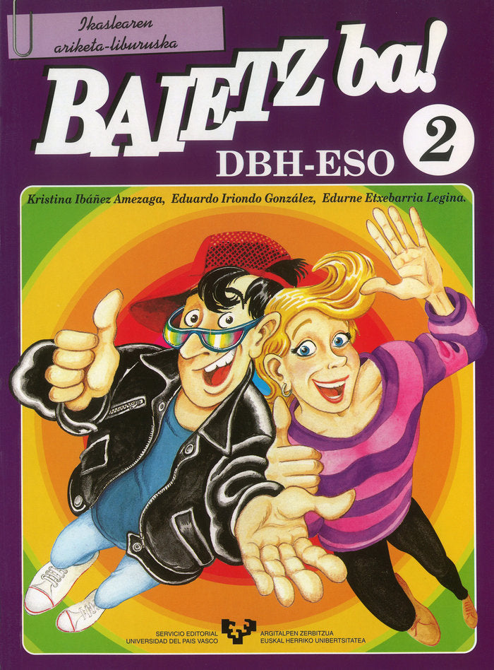 Baietz ba! 2. Ikaslearen ariketa-liburuska, de Etxebarria Legina, Edurne | portada del libro