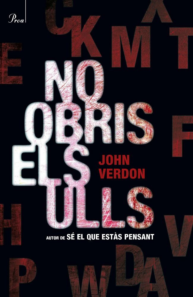 No obris els ulls, de Verdon, John | portada del libro
