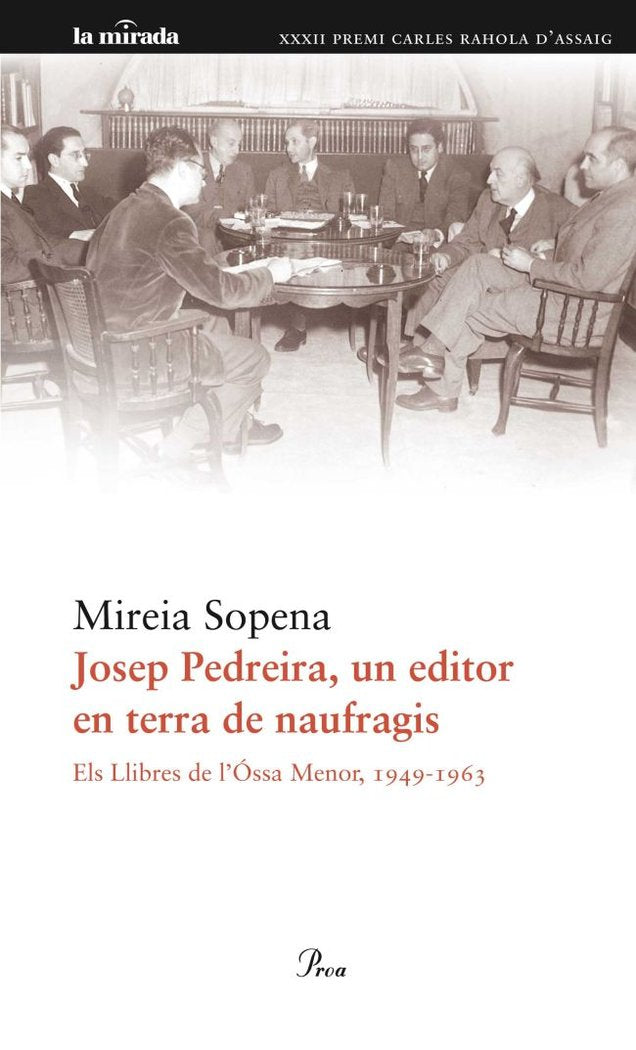 Josep Pedreira, un editor en terra de naufragis, de Sopena Buixens | portada del libro
