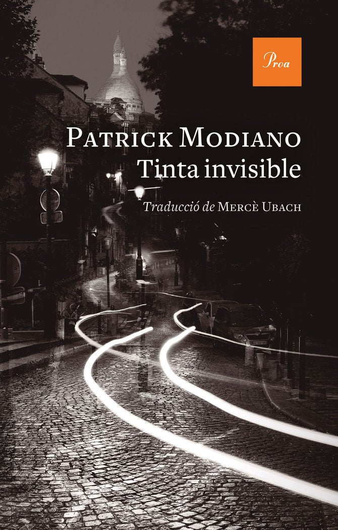 TINTA INVISIBLE, de MODIANO, PATRICK | portada del libro