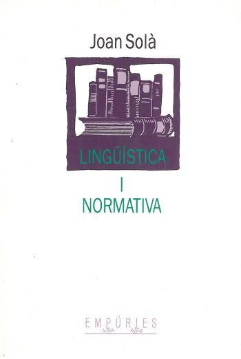 Lingüística i normativa, de Solà Cortassa | portada del libro