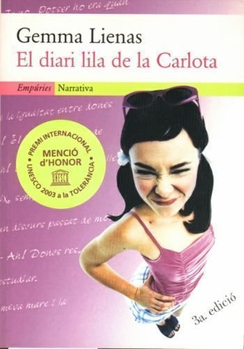 El diari lila de la Carlota, de Lienas | portada del libro