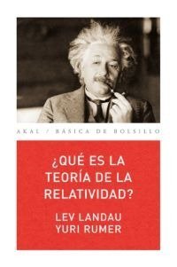 QUE ES LA TEORIA DE LA RELATIVIDAD? (NP), de Landau | portada del libro