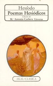 POEMAS HESIODICOS, de Hesíodo | portada del libro