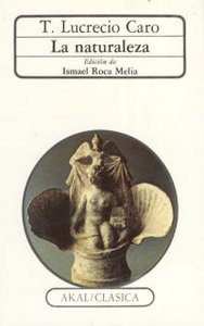 NATURALEZA, de Lucrecio Caro | portada del libro