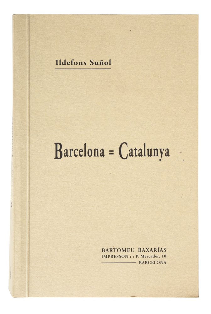 Barcelona = Catalunya, de GRAU FERNANDEZ | portada del libro