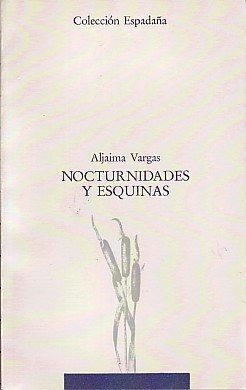Nocturnidades y esquinas, de Vargas | portada del libro
