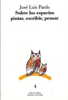 Sobre los espacios, de Pardo | portada del libro