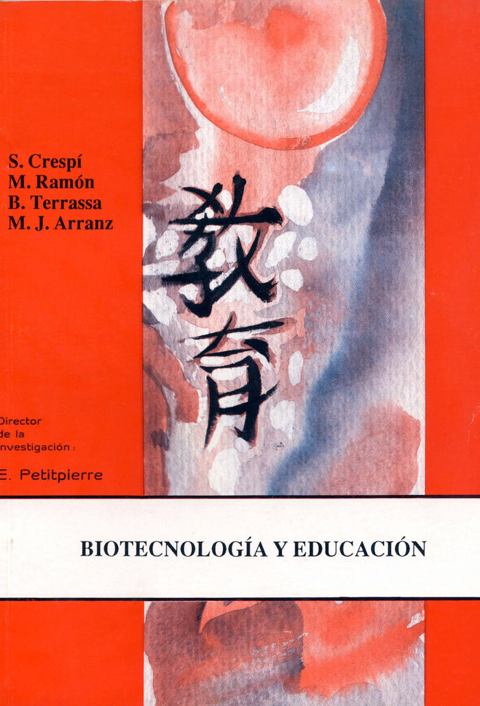 BIOTECNOLOGIA Y EDUCACION, de CRESPI | portada del libro