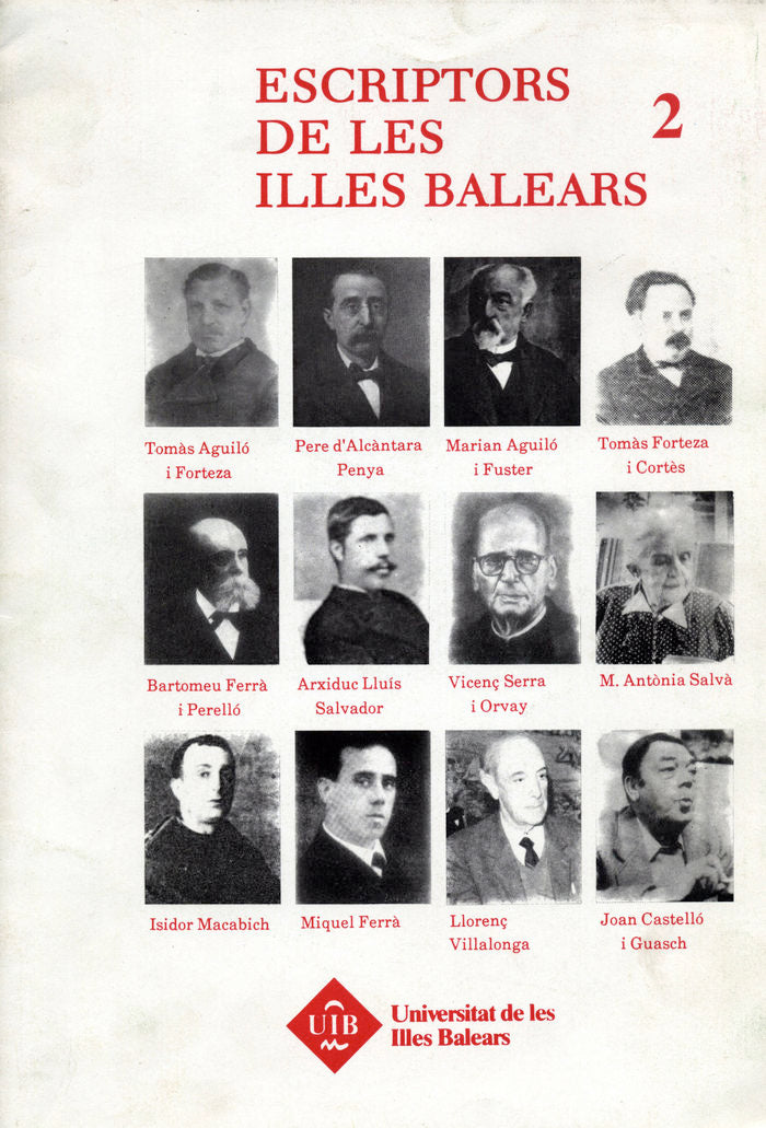Escriptors de les Illes Balears 2, de Varios autores | portada del libro