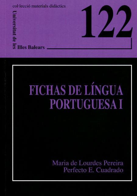 FICHAS DE LINGUA PORTUGUESA I, de PEREIRA | portada del libro