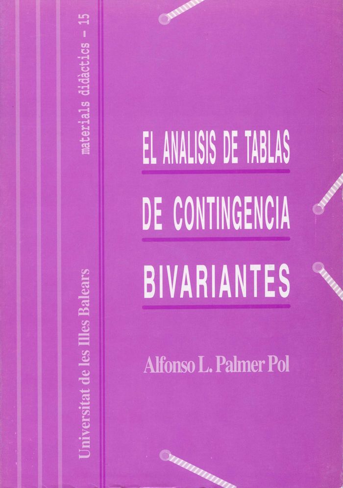 El análisis de tablas de contingencia bivariantes, de PALMER POL | portada del libro